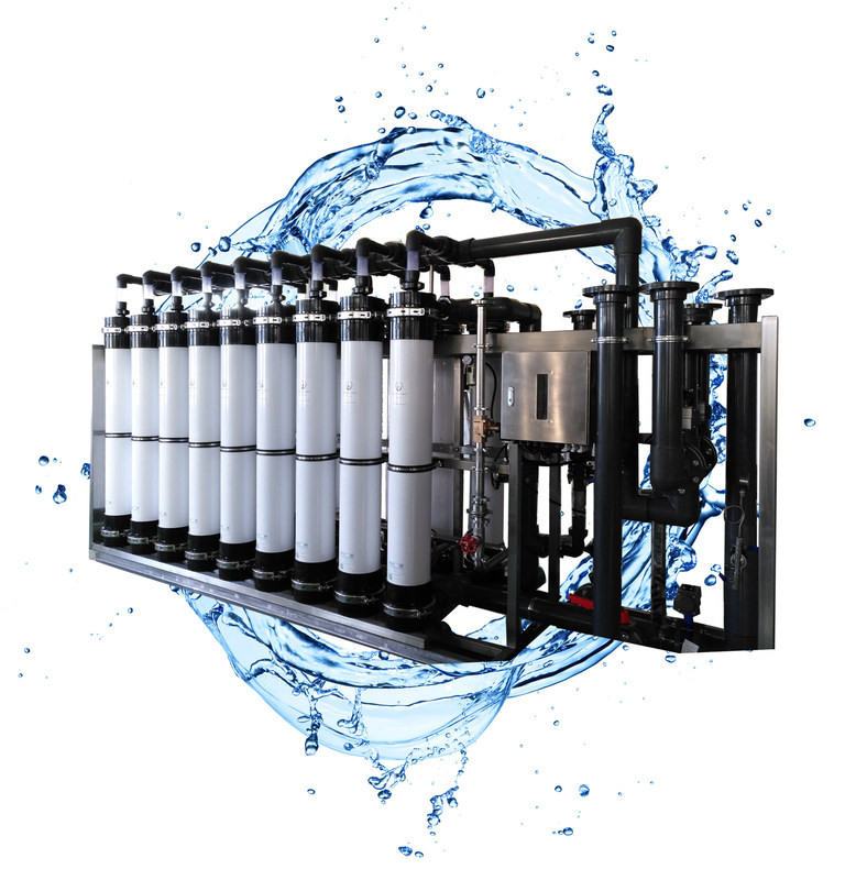 Large Capacity Carbon Steel Ultrafiltration Water Treatment System 40TPH