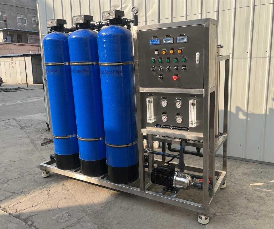 1000Lph Industrial RO Water Treatment System For Water Plant